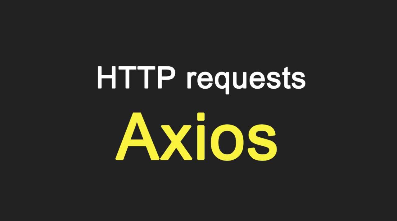 How to use Axios