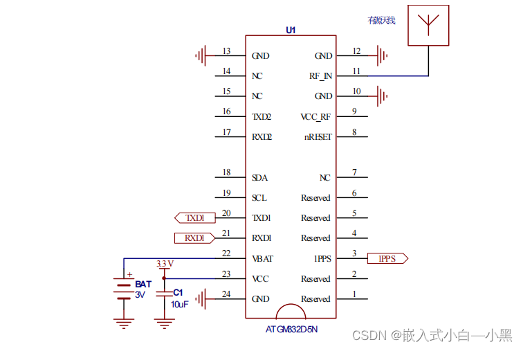 [IOT] BDS/GNSS Full Constellation Positioning and Navigation Module--ATGM332D-5N