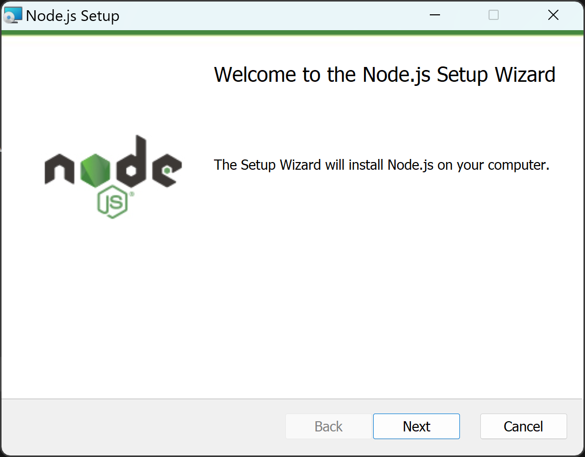 Installing and Configuring Node.js on Windows