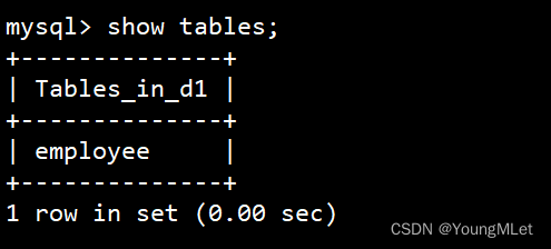 [MySQL] Database and Table Operations