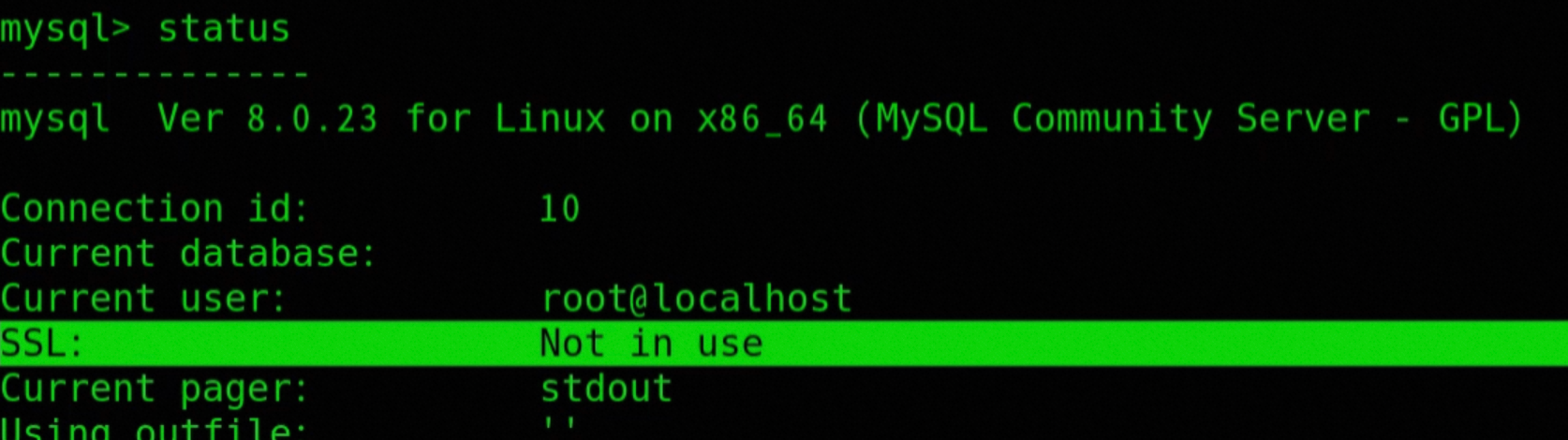 MYSQL8 Security - SSL Authentication